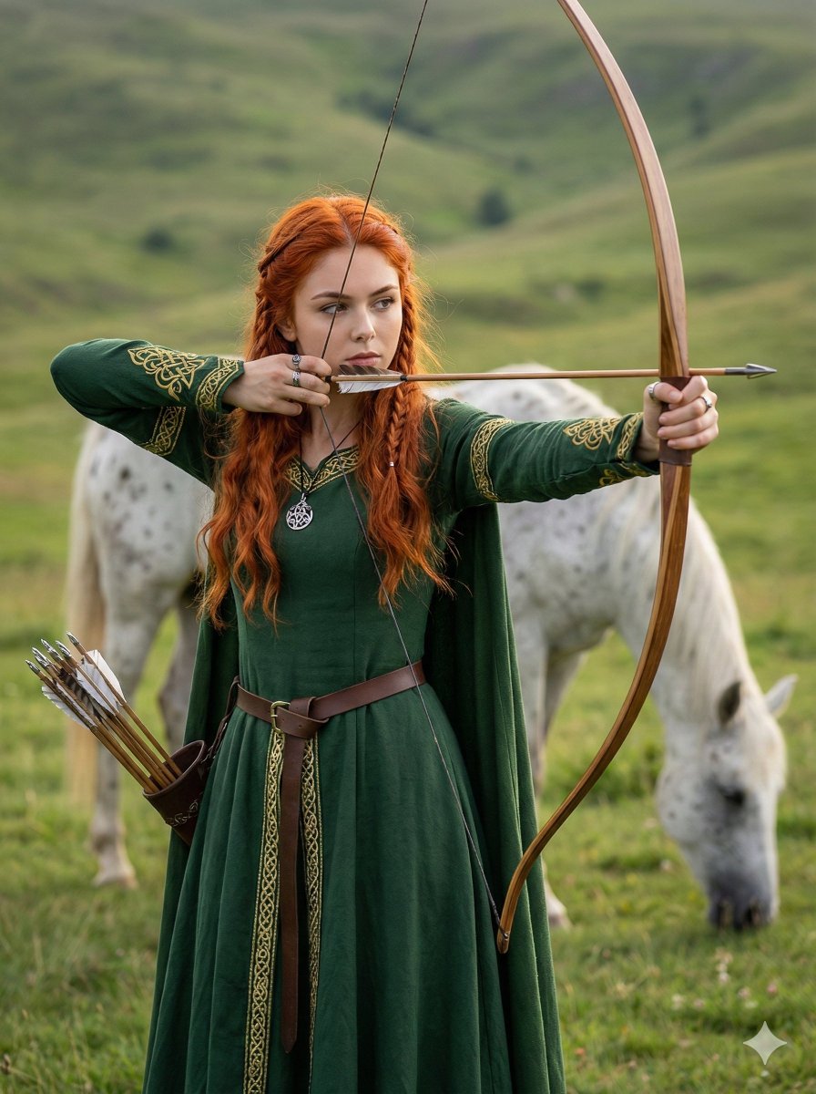 Precision in the Meadow: A Heroine's Aim