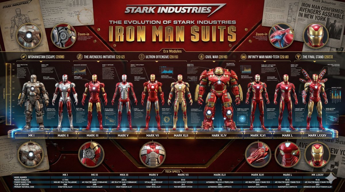 Iron Man's Legacy: A Stunning Evolution Unveiled