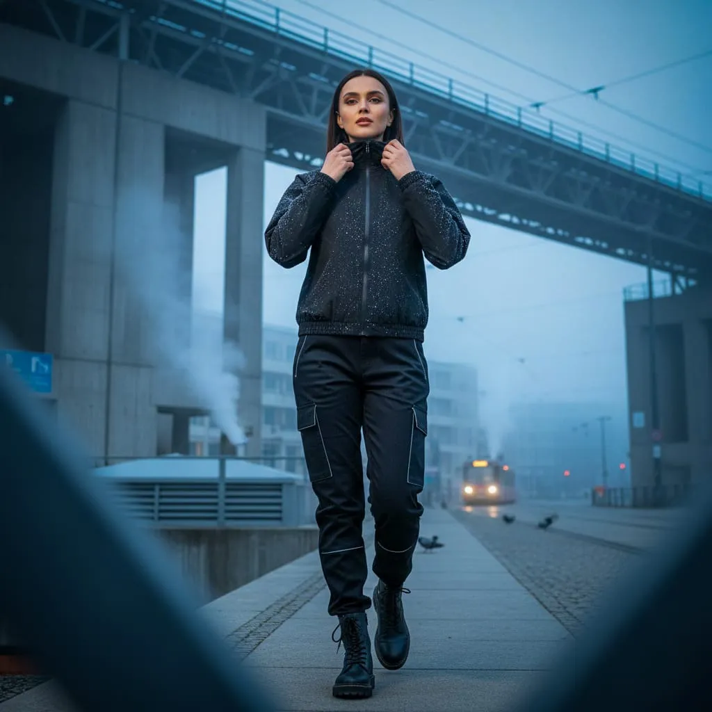 Berlin Alexander Platz – Cold Winter Street Techwear