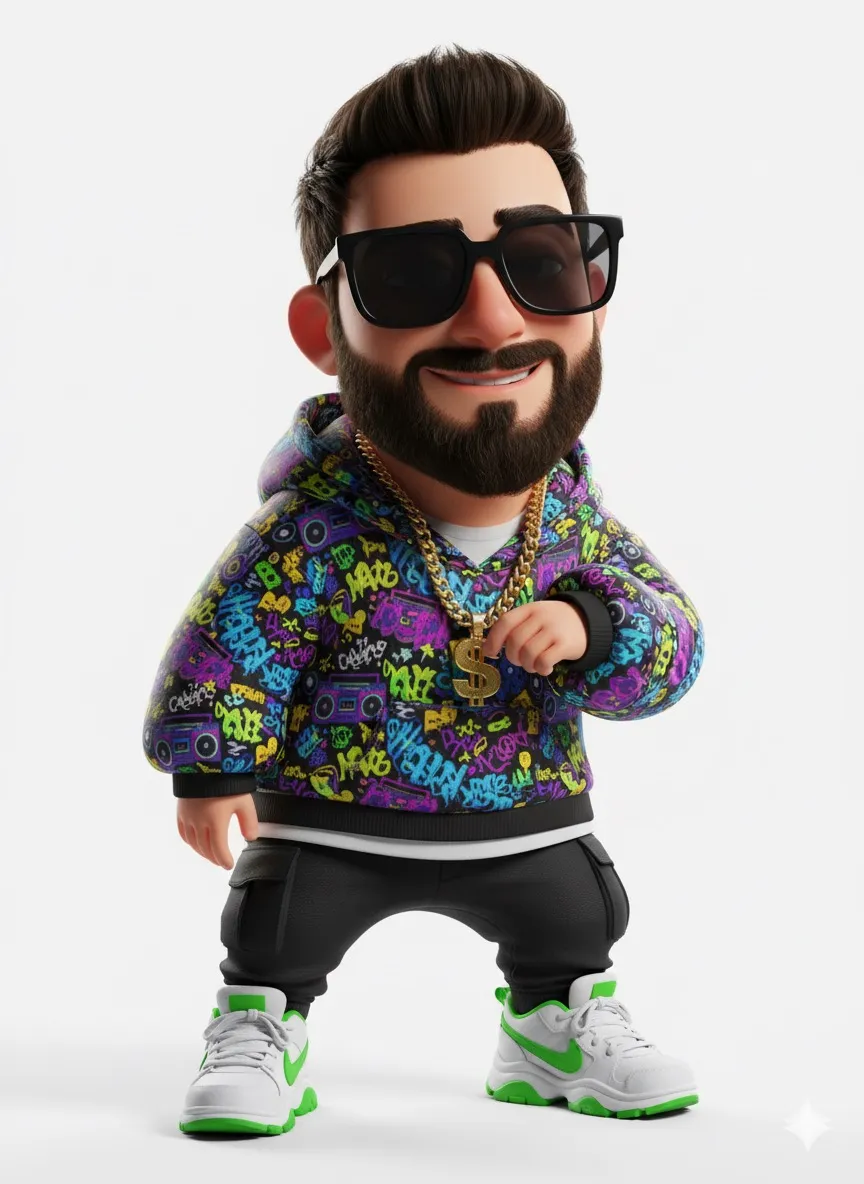3d anime rap style