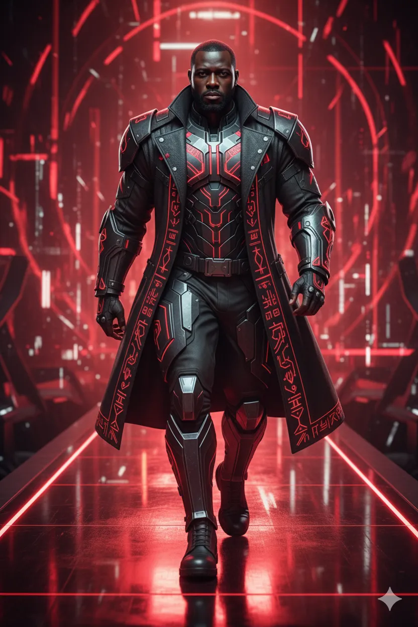Neo-Tribal Warrior on the Runway