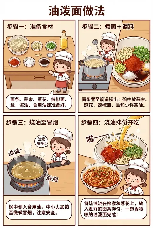 油泼面宫格漫画图
