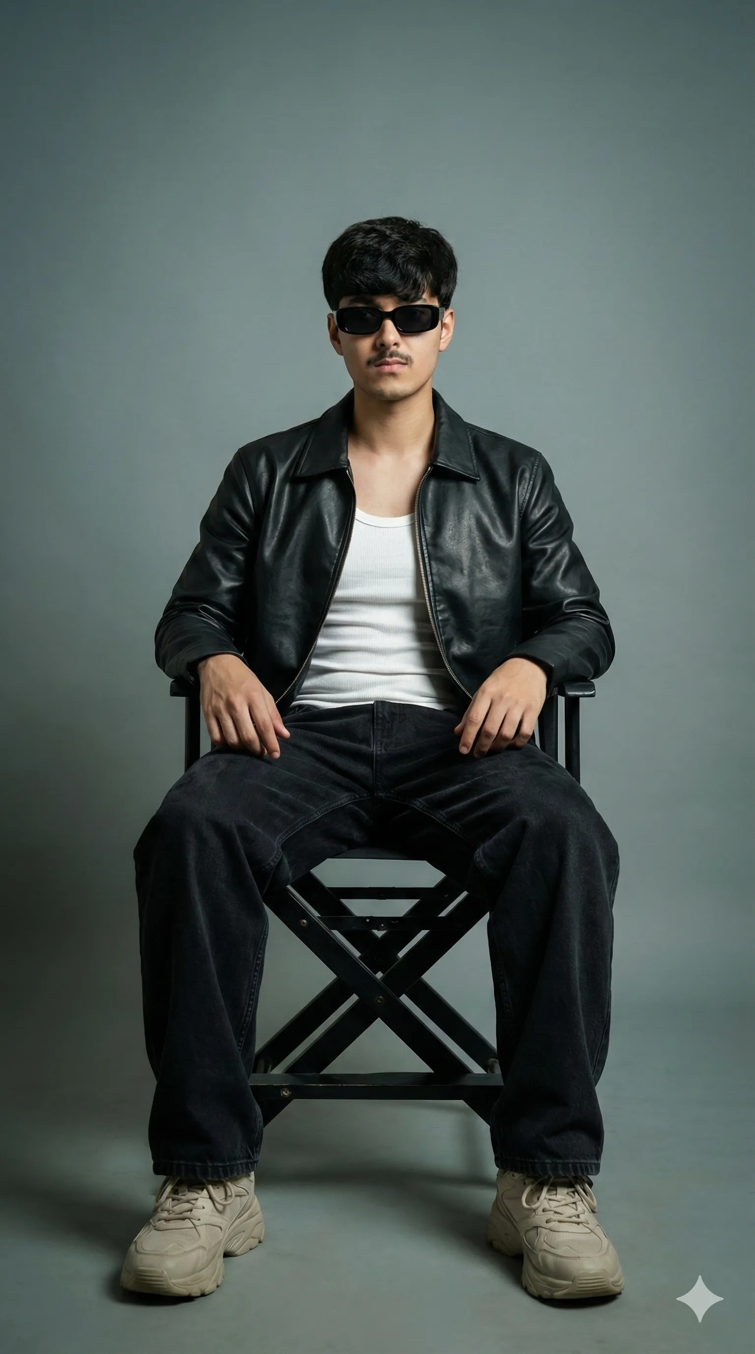 fashion portrait featuring the man