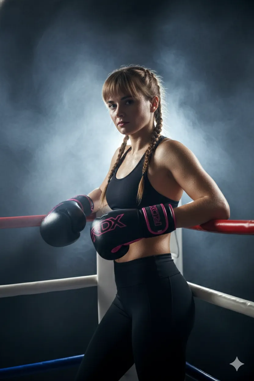 Boxing Girl & Smoke