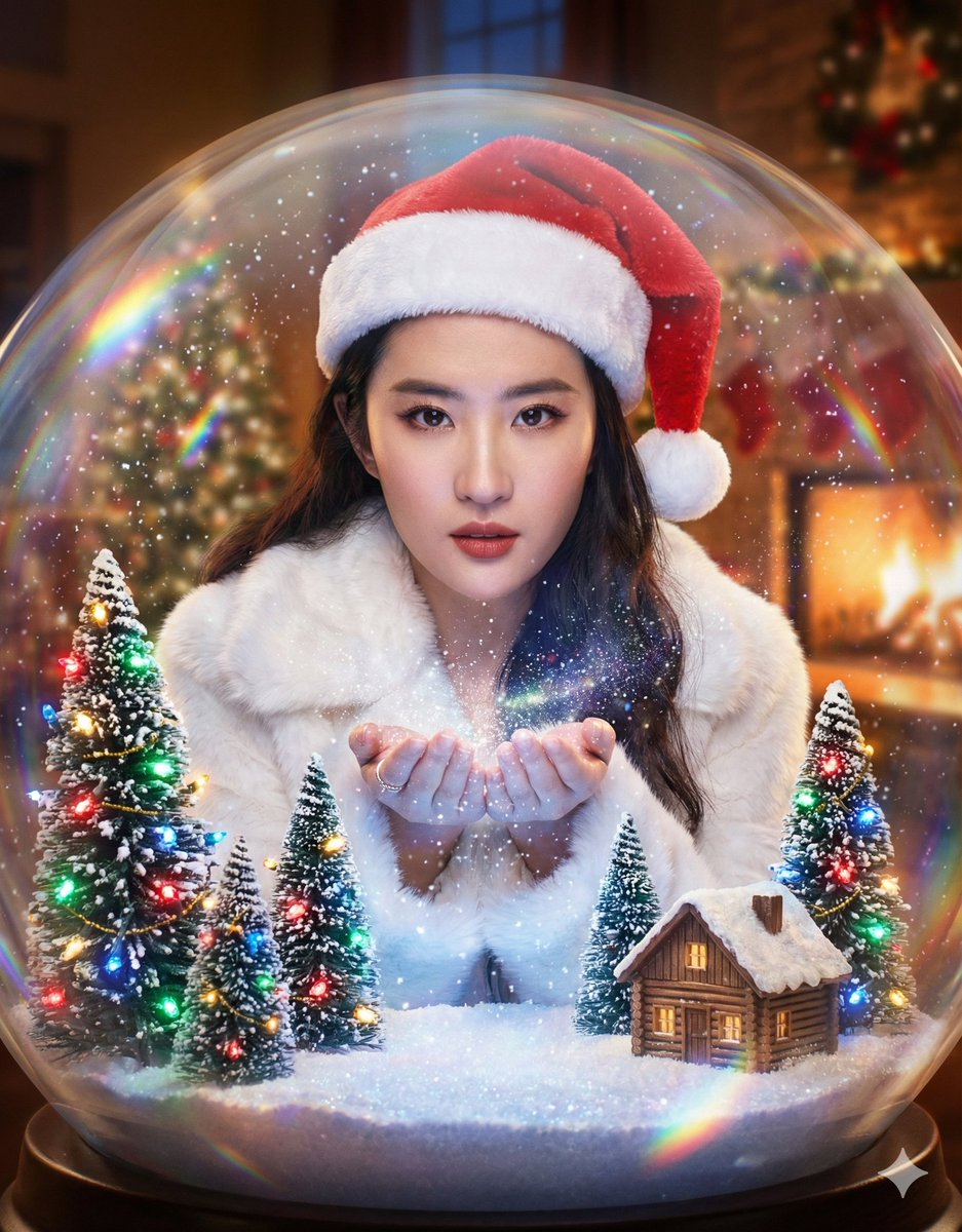 Whimsical Winter: A Character Encased in Holiday Magic