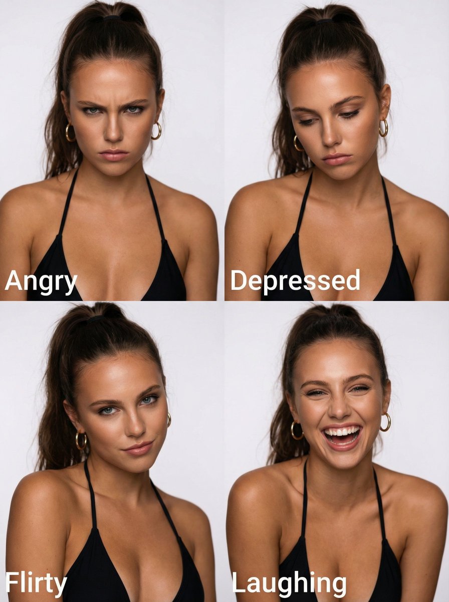 Nano Banana Pro JSON Prompt for 4-Photo Collage of Moods