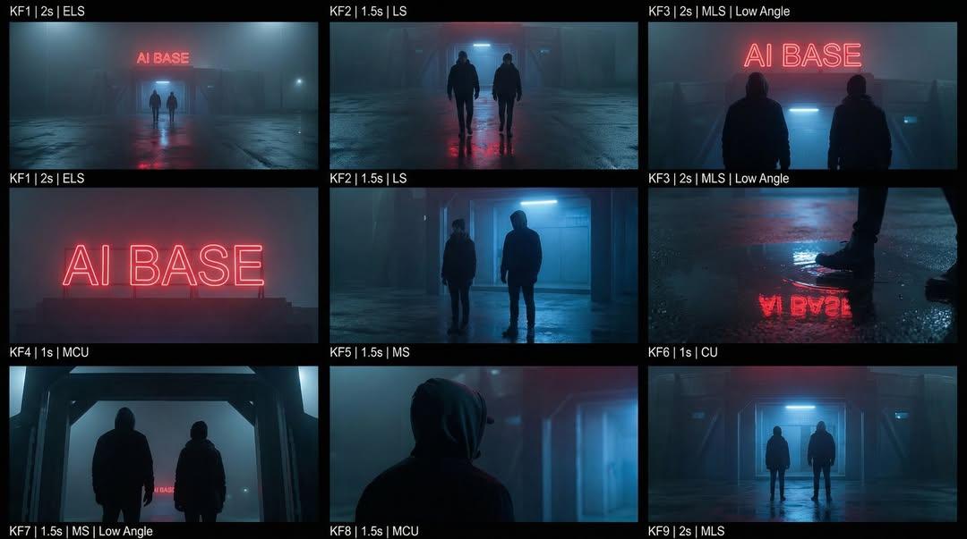Cinematic Sci-Fi Storyboard Prompt for Nano Banana Pro