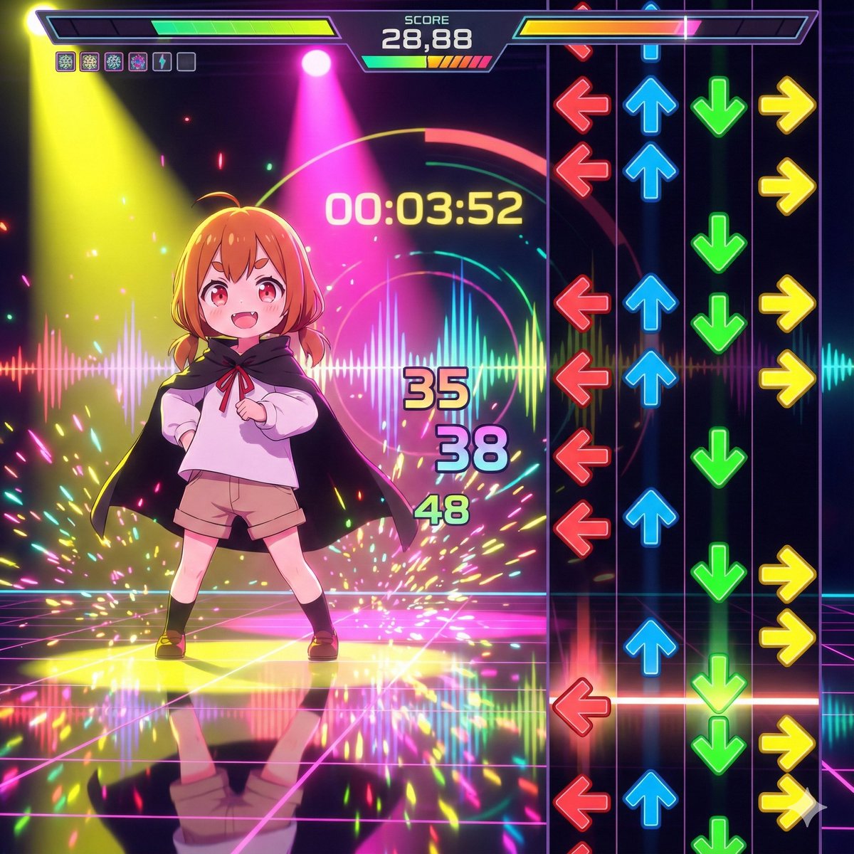 3D Dance Game Screen Prompt for Nano Banana Pro - Image 2
