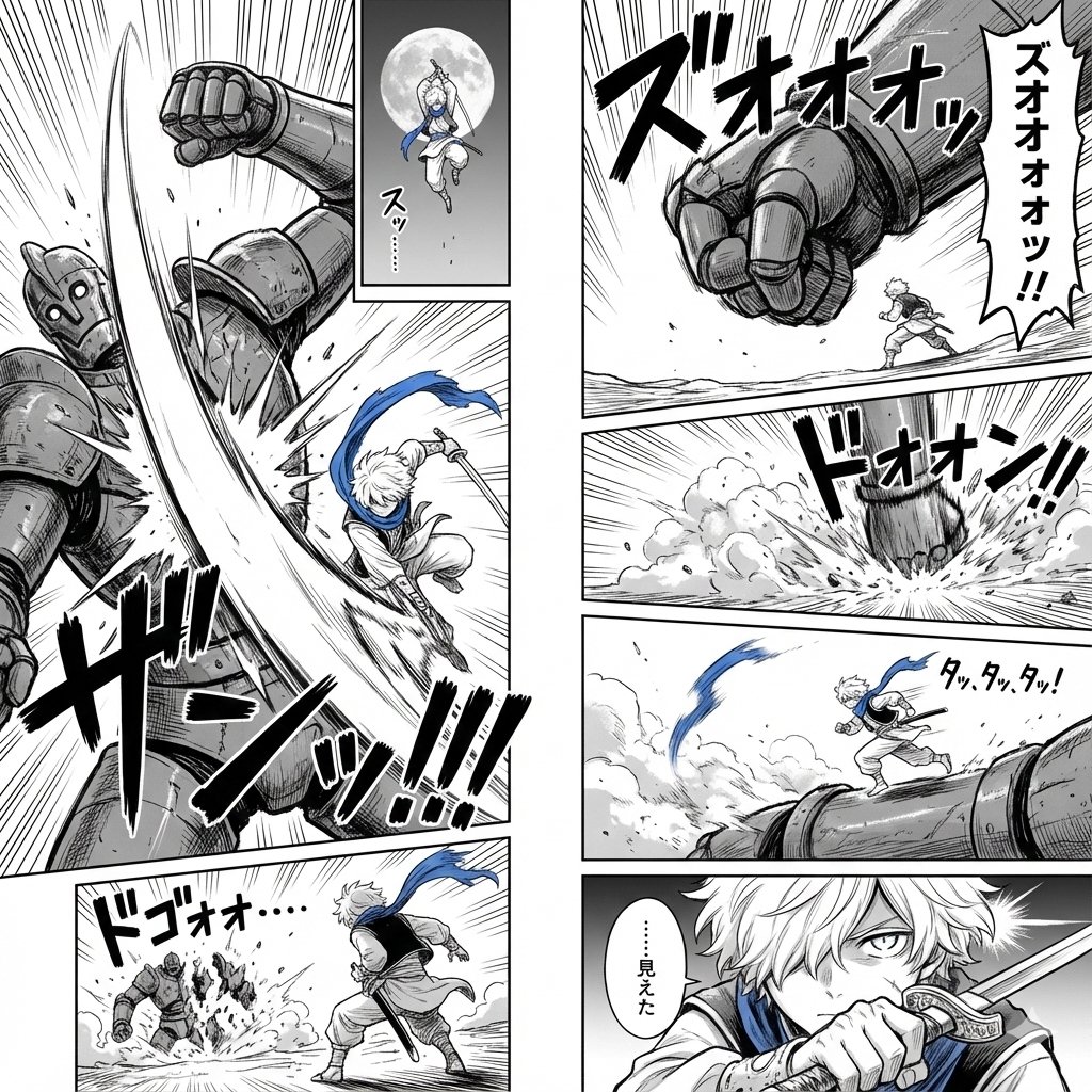 Manga-style Japanese onomatopoeia overlay - Image 2