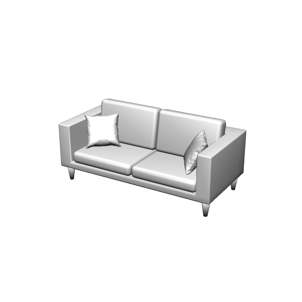 Isometric living room layout based on a sofa photo - Image 3