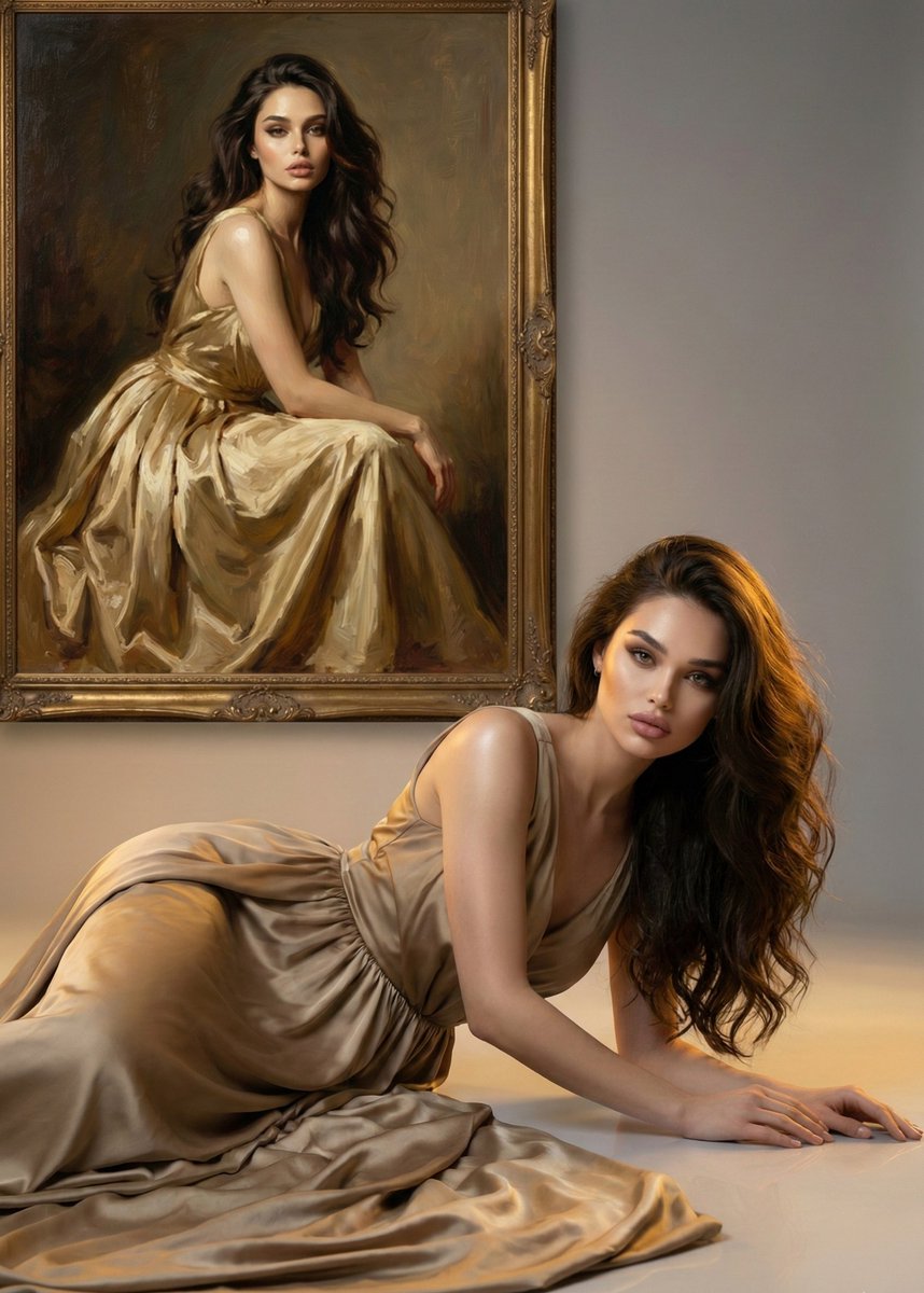 Elegance Redefined: A Portrait of Timeless Beauty