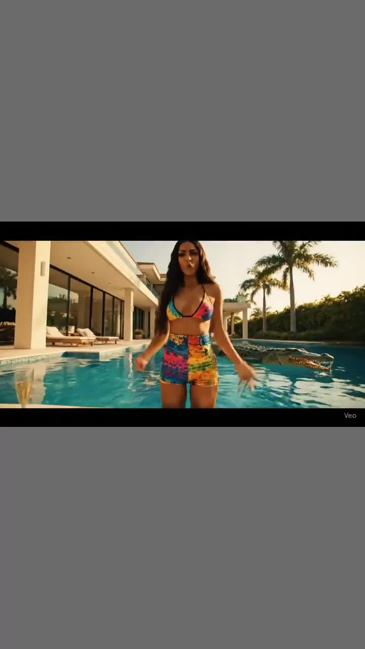 Crocodile Beats: An Unforgettable Poolside Rap Showdown